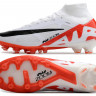 Футбольные бутсы Nike Air Zoom Mercurial Superfly IX Elite AG CO (белый)