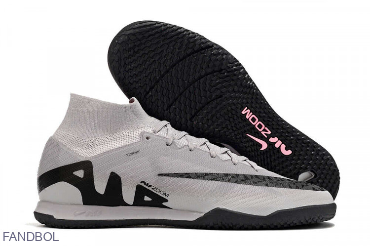 Футзалки Nike Air Zoom Mercurial Superfly IX Elite IC SK серый
