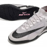 Футзалки Nike Air Zoom Mercurial Superfly IX Elite IC SK серый