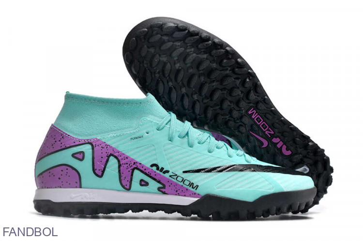 Шиповки Nike Air Zoom Mercurial Superfly IX Academy TF EN бирюзовый