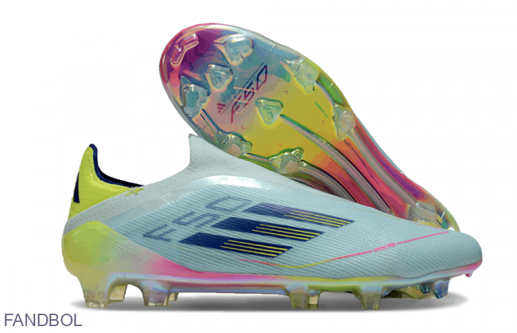 Бутсы Adidas F50 Elite Laceless FG TH голубой