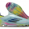 Бутсы Adidas F50 Elite Laceless FG TH голубой