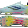 Бутсы Adidas F50 Elite Laceless FG TH голубой