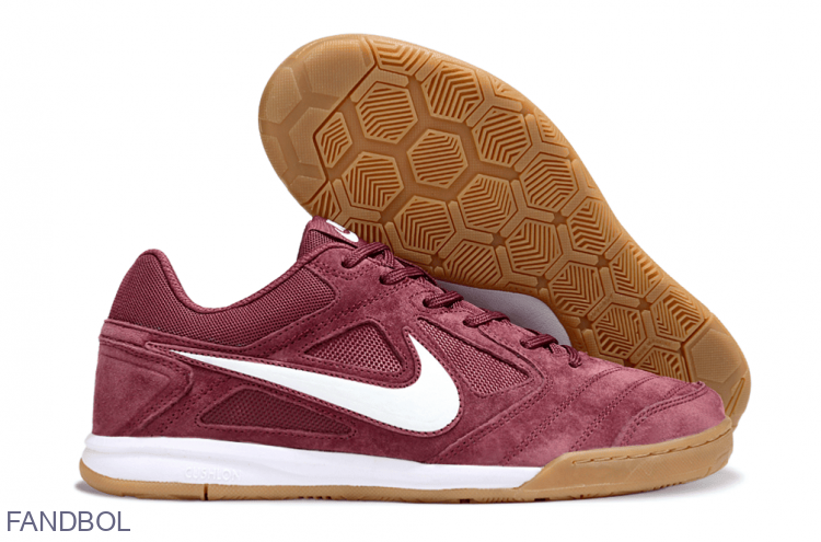 Футзалки Supreme x Nike SB Gato AO бордовый
