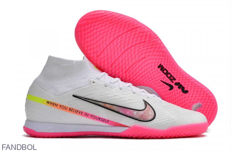 Футзалки Nike Air Zoom Mercurial Superfly IX Elite IC TJ белый