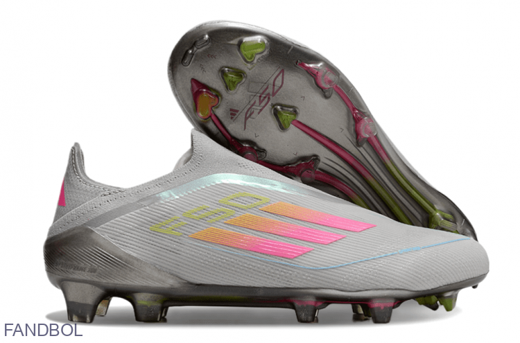 Бутсы Adidas F50 Elite Laceless FG YW серый