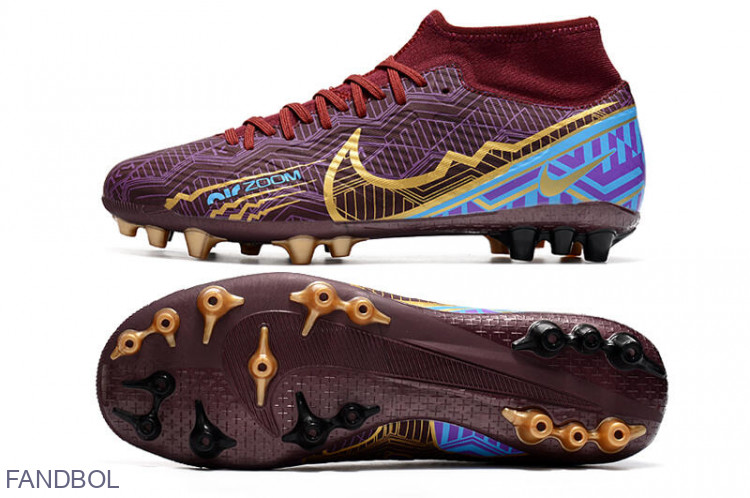 Бутсы Nike Air Zoom Mercurial Superfly IX Academy AG DX (Фиолетовый)