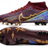 Бутсы Nike Air Zoom Mercurial Superfly IX Academy AG DX (Фиолетовый)