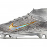 Бутсы Nike AIR Zoom Mercurial Superfly IX Elite XXV SE FG DF(Серебряный)