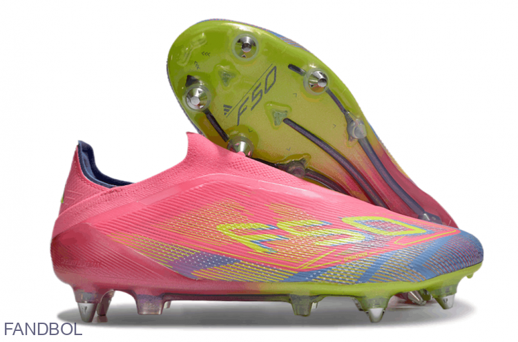 Бутсы Adidas F50 Elite Laceless SG YM розовый